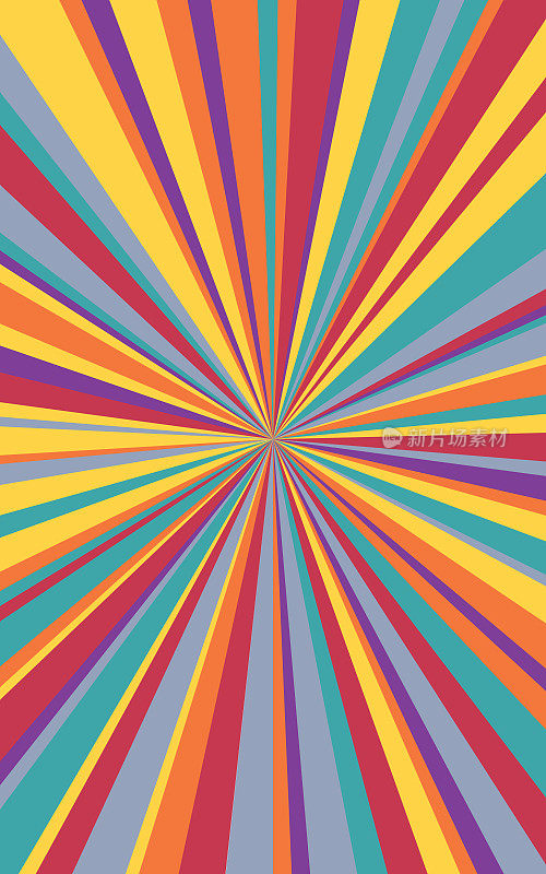 Colorful Blast Lines Abstract Vertical Background